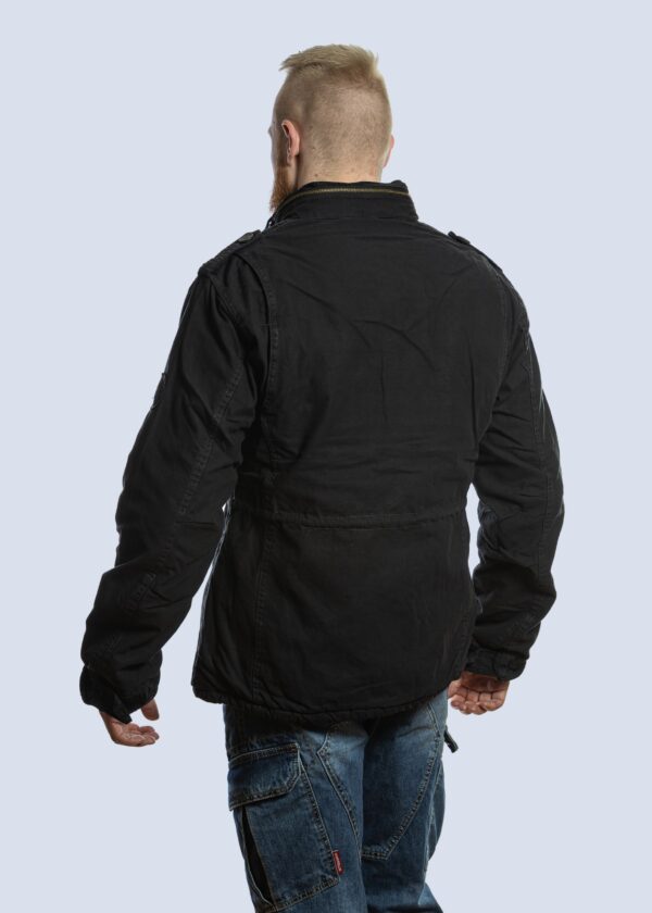 Мужская хлопковая куртка JAEGER черная